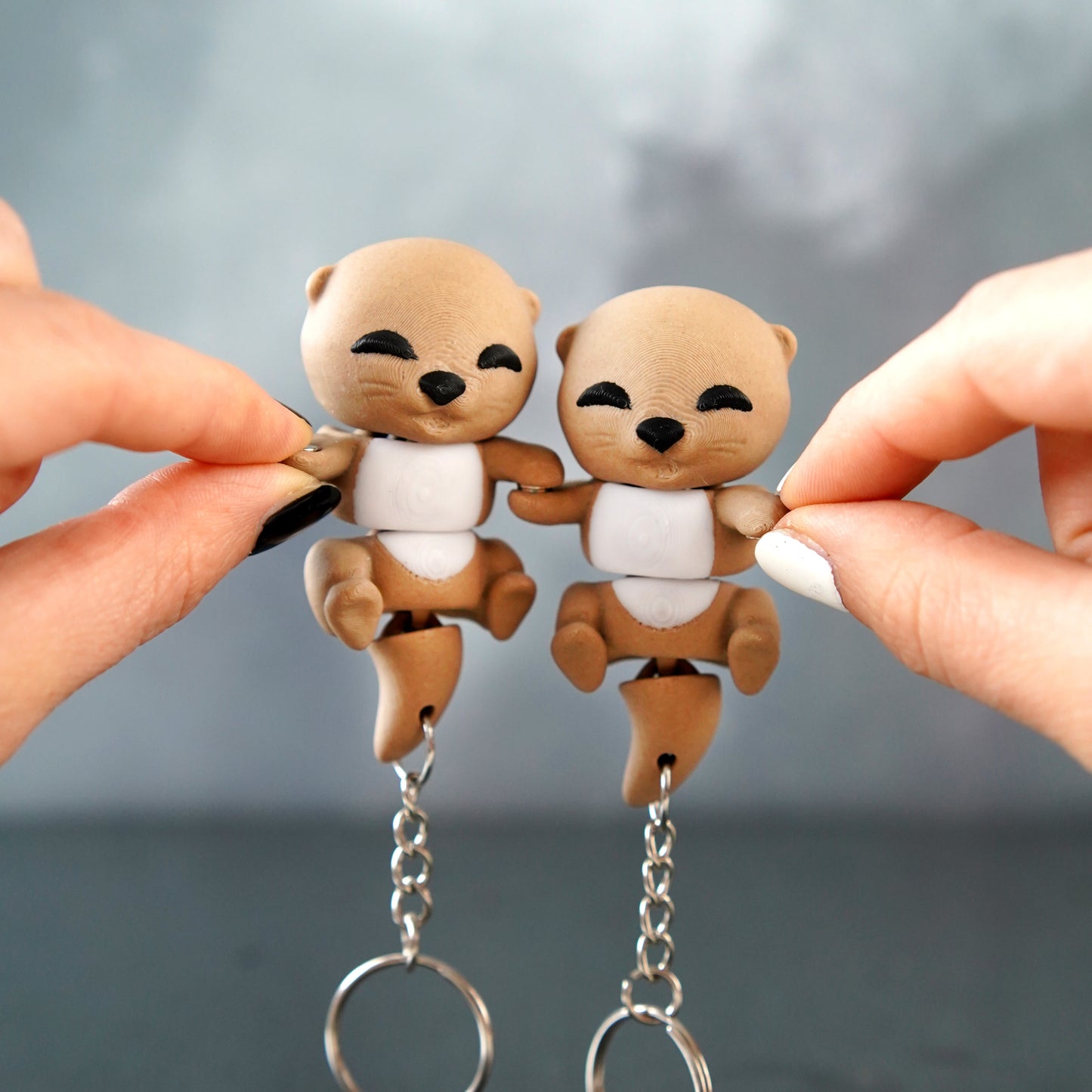 Flexi Baby Otter | Matching Keychains That Hold Hands