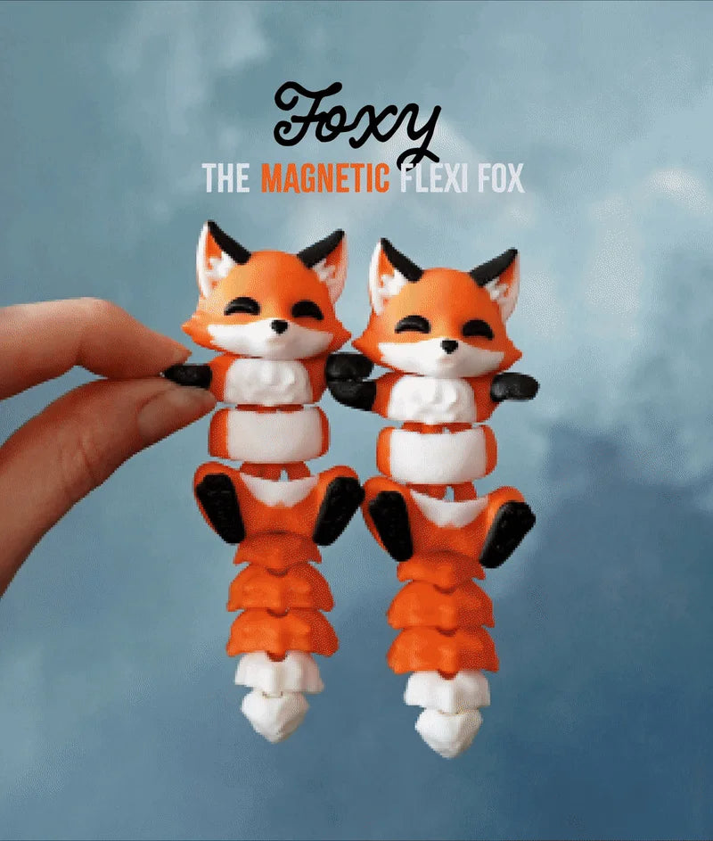 Flexi Fox | Matching Keychains That Hold Hands