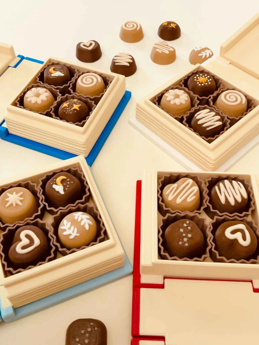 The "Sweet Click" Box: Mechanical Chocolate Fidget