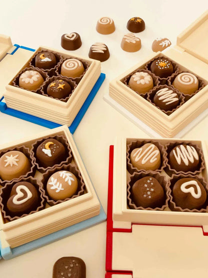 The "Sweet Click" Box: Mechanical Chocolate Fidget