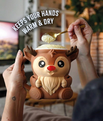 Rudy the Reindeer | Ice Cream Pint Holder