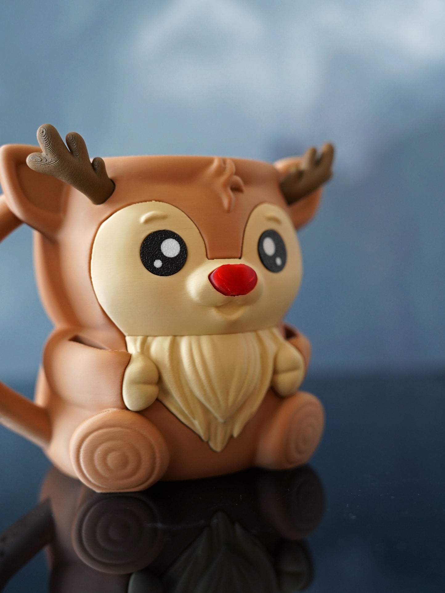 Rudy the Reindeer | Ice Cream Pint Holder