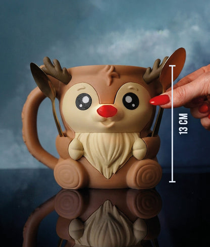 Rudy the Reindeer | Ice Cream Pint Holder