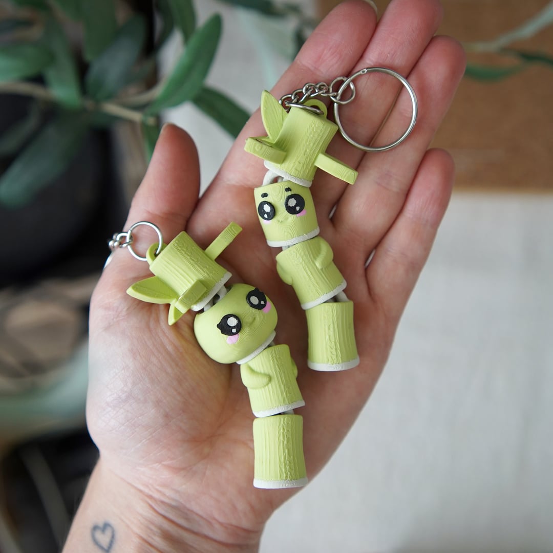 Flexi Bamboo Buddies | Matching Keychains That Hold Hands