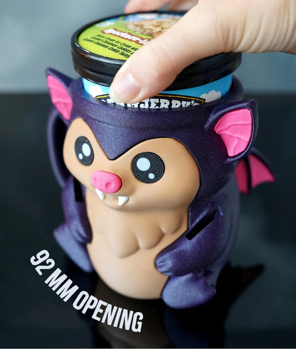 Bramble the Bat | Ice Cream Pint Holder