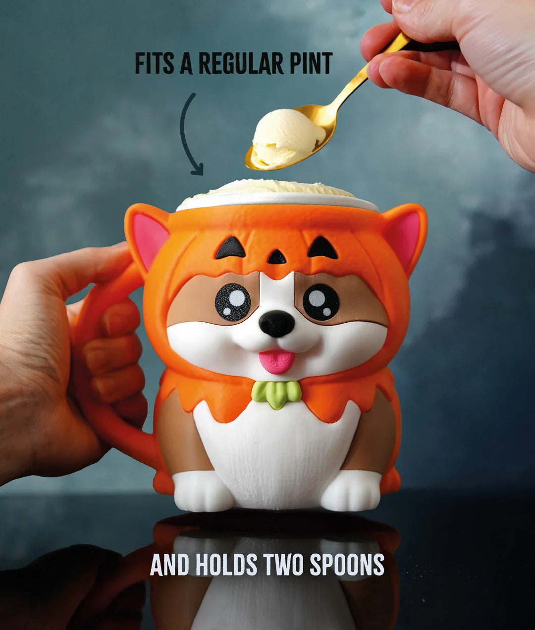 Kevin the Corgi | Ice Cream Pint Holder