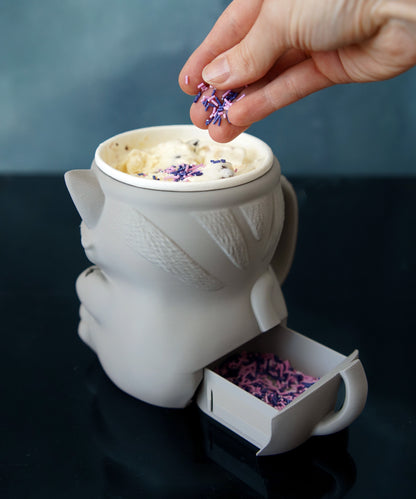 Cuddles the Cat | Ice Cream Pint Holder