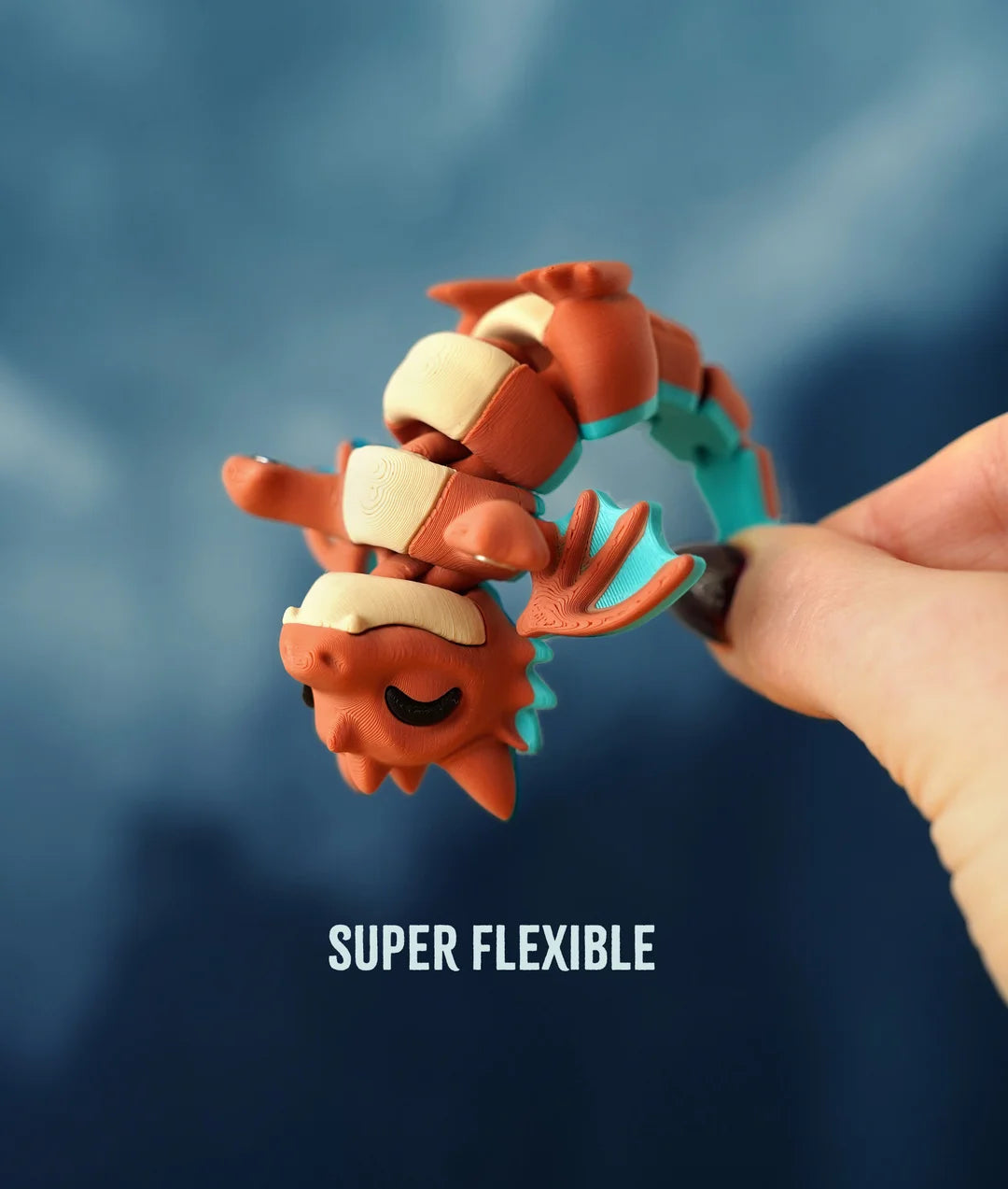 Flexi Dragon | Matching Keychains That Hold Hands