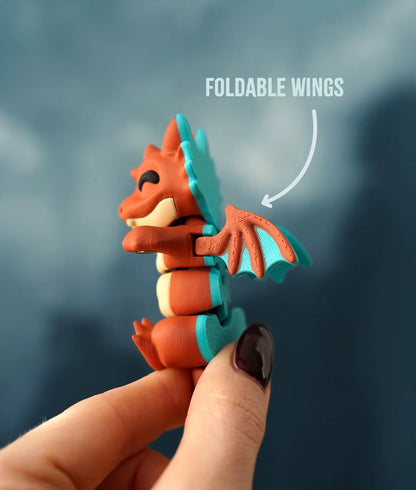 Flexi Dragon | Matching Keychains That Hold Hands