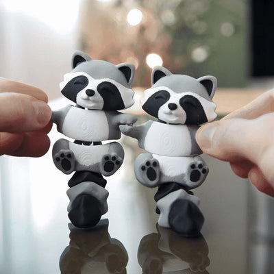 Flexi Raccoon | Matching Keychains That Hold Hands