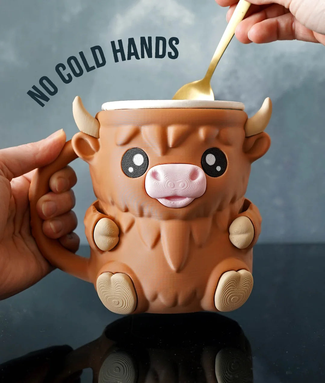 Ferdinand the Highland Cow | Ice Cream Pint Holder