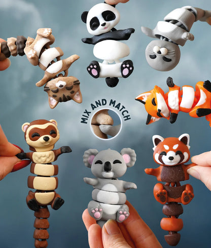 Flexi Ferret | Matching Keychains That Hold Hands