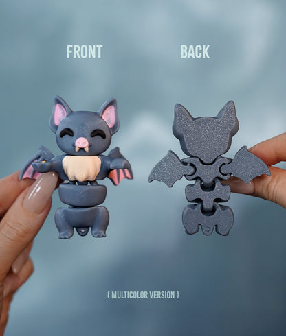Flexi Bat | Matching Keychains That Hold Hands