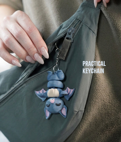 Flexi Bat | Matching Keychains That Hold Hands
