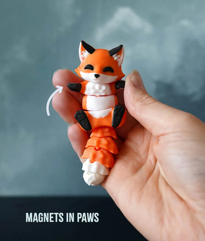 Flexi Fox | Matching Keychains That Hold Hands