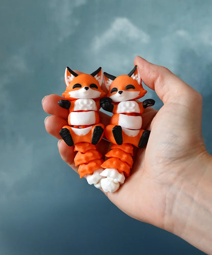 Flexi Fox | Matching Keychains That Hold Hands