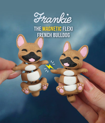 Flexi French Bulldog | Matching Keychains That Hold Hands
