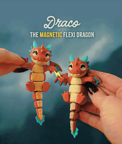 Flexi Dragon | Matching Keychains That Hold Hands