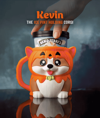 Kevin the Corgi | Ice Cream Pint Holder