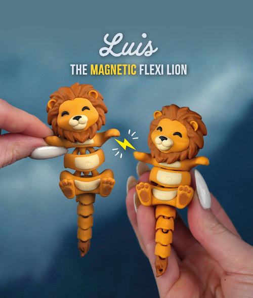 Flexi Lion | The Magnetic Sensory Companion