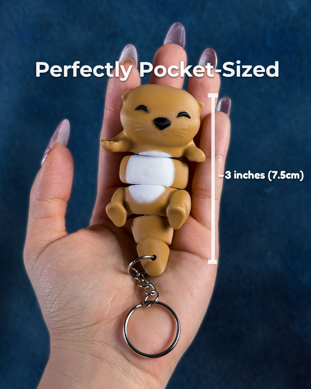 Flexi Otter | Matching Keychains That Hold Hands