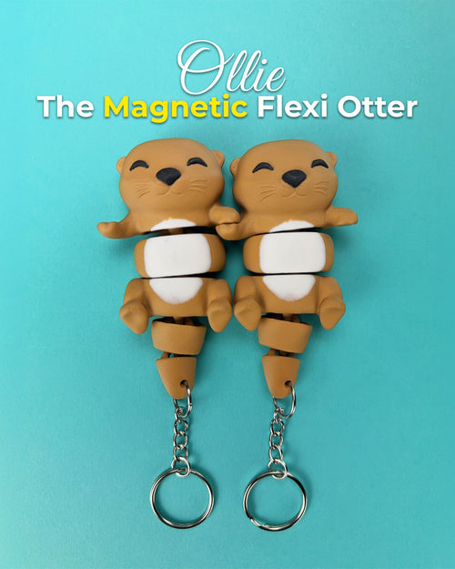 Flexi Otter | Matching Keychains That Hold Hands