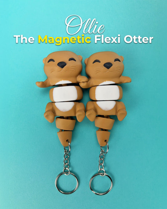 Flexi Otter | Matching Keychains That Hold Hands