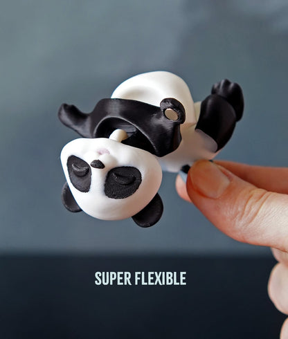 Flexi Panda | Matching Keychains That Hold Hands