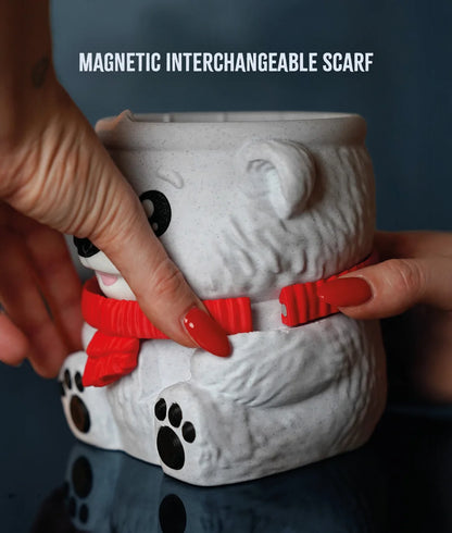 Pawblo the Polar Bear | Ice Cream Pint Holder