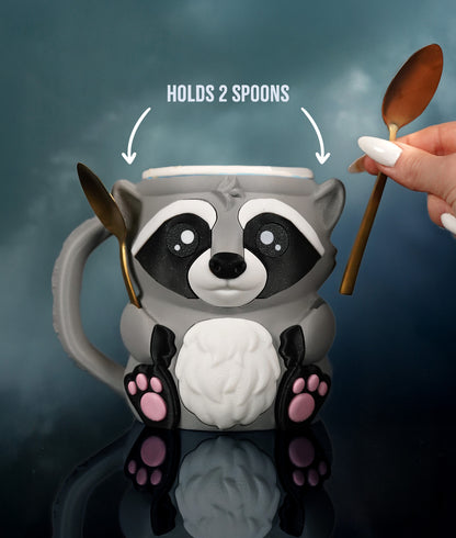 Rocky the Raccoon | Ice Cream Pint Holder