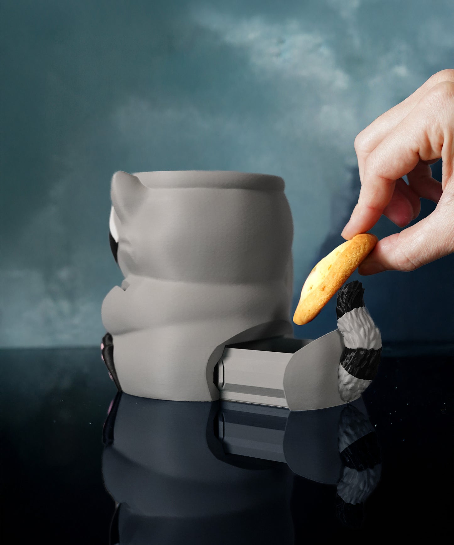 Rocky the Raccoon | Ice Cream Pint Holder