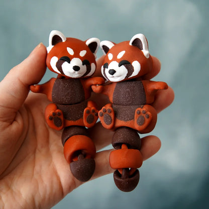Flexi Red Panda | Matching Keychains That Hold Hands