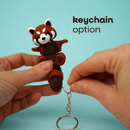 Flexi Red Panda | Matching Keychains That Hold Hands