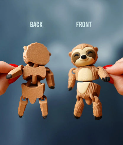 Flexi Sloth | Matching Keychains That Hold Hands