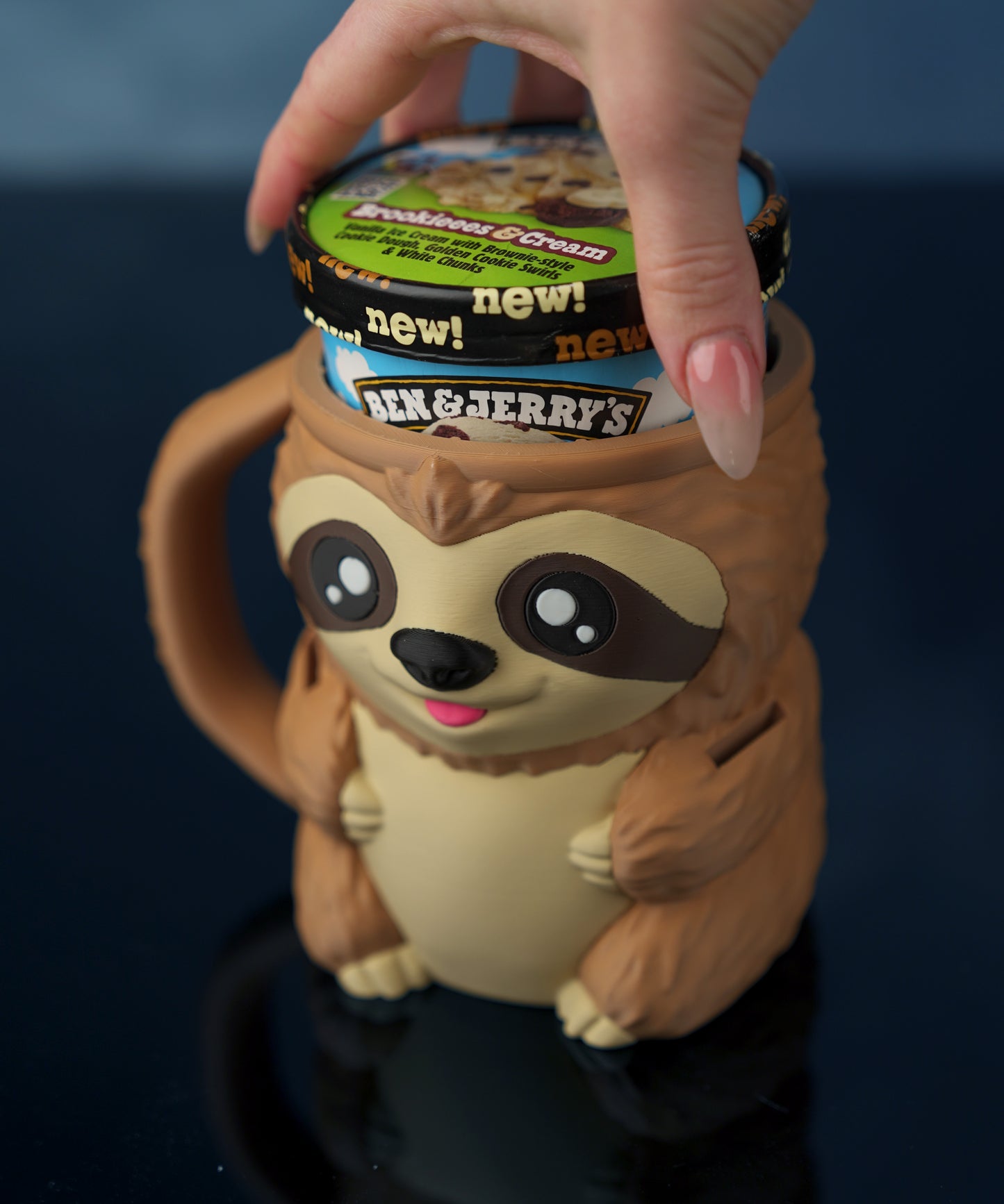 Sammy the Sloth | Ice Cream Pint Holder