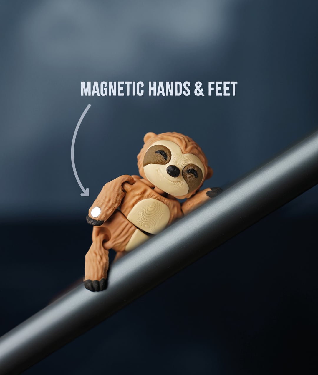 Flexi Sloth | Matching Keychains That Hold Hands
