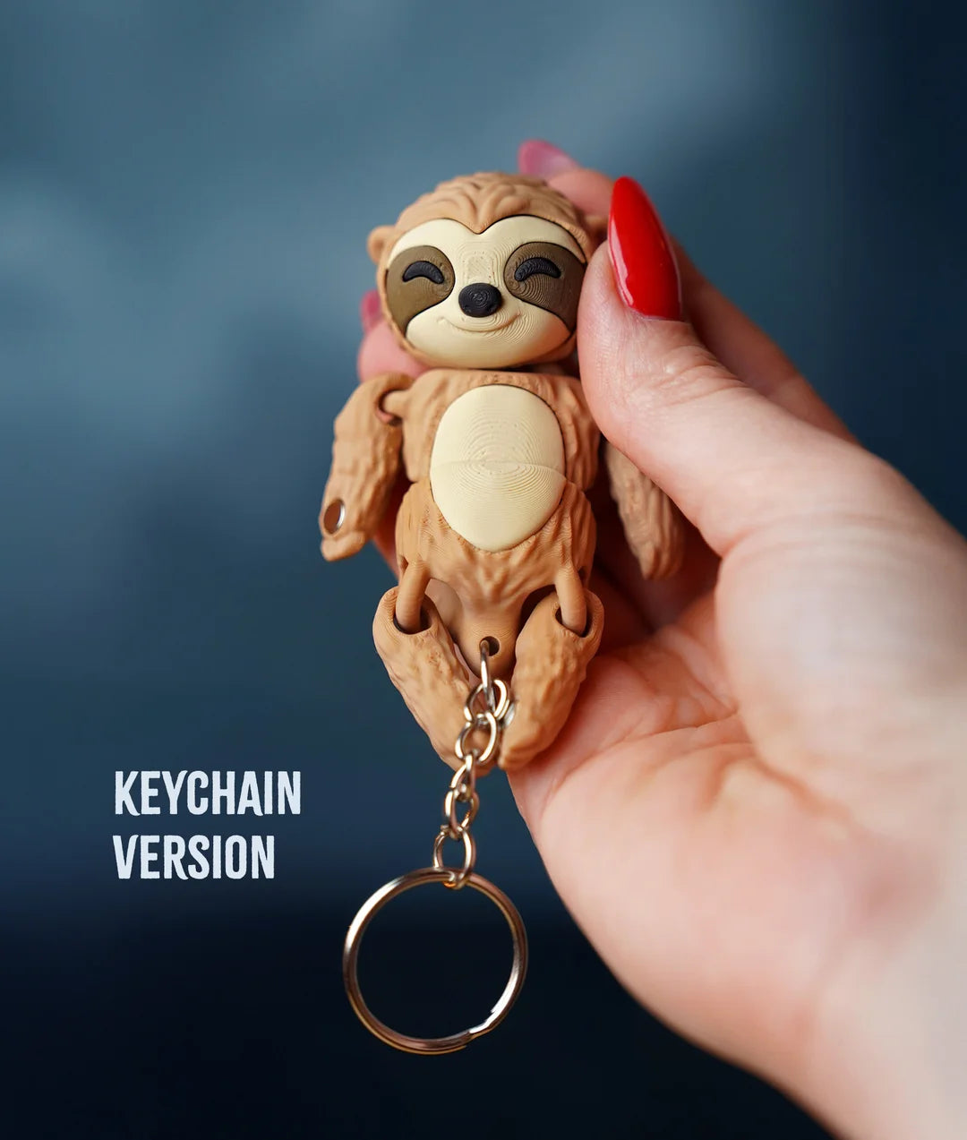 Flexi Sloth | Matching Keychains That Hold Hands