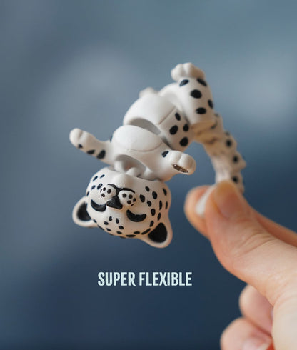 Flexi Snow Leopard | Matching Keychains That Hold Hands